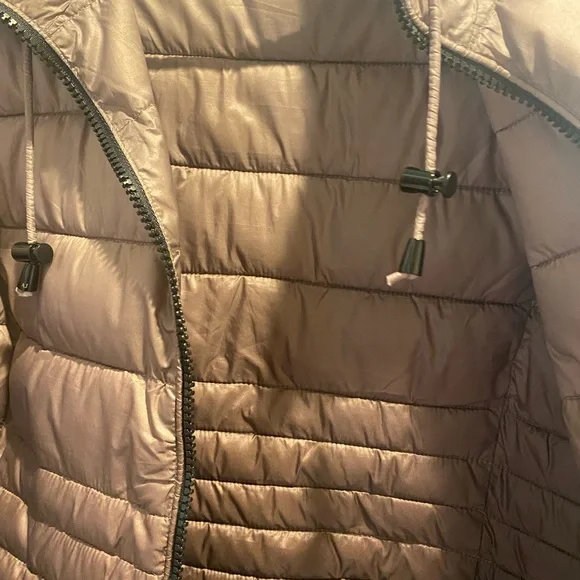 ARMANI JEANS OMBRE PUFFER WOMAN JACKET SIZE 6 - Picture 7 of 12